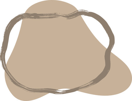 Light Beige Grunge Dry Brush Banner with Copyspaceのイラスト素材