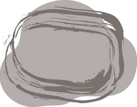 Light Beige Grunge Dry Brush Banner with Copyspaceのイラスト素材