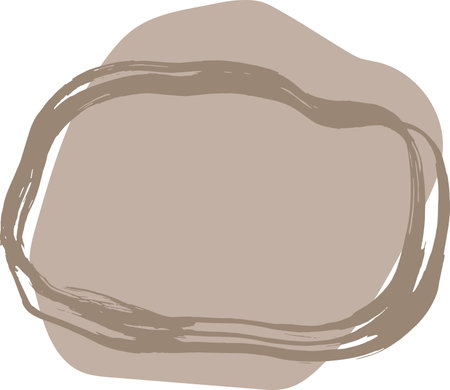 Light Beige Grunge Dry Brush Banner with Copyspaceのイラスト素材