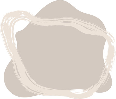 Light Beige Grunge Dry Brush Banner with Copyspaceのイラスト素材