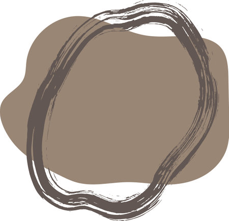 Light Beige Grunge Dry Brush Banner with Copyspaceのイラスト素材
