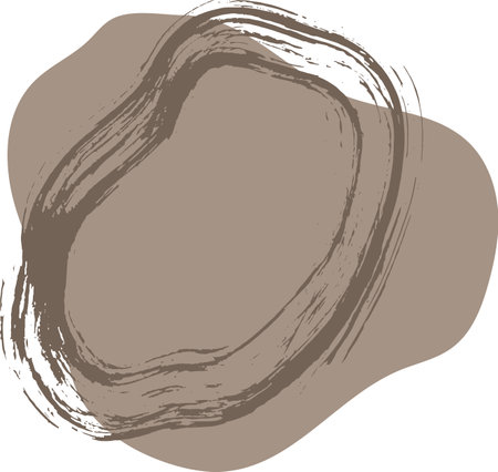 Light Beige Grunge Dry Brush Banner with Copyspaceのイラスト素材