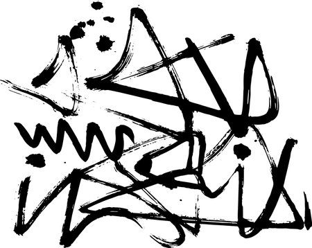 Grunge Dry Brush Abstract Contemporary Patternのイラスト素材