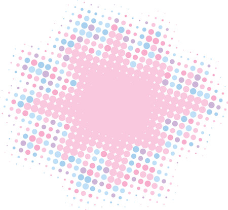 Half Tone Abstract Vector Star Elementのイラスト素材