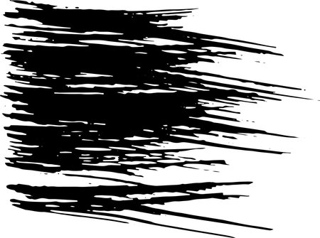 Abstract Dry Brush Grunge Banner.のイラスト素材