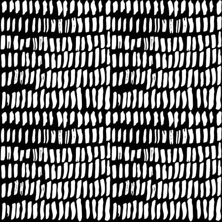 Grunge Dry Brush Strokes Seamless Patternのイラスト素材