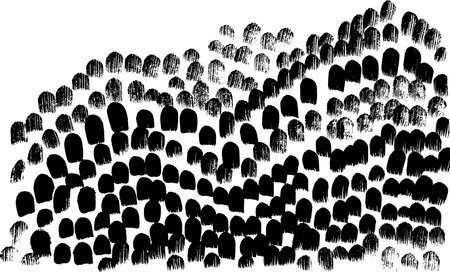 Grunge Ink Dry Brush Dots Abstract Background.のイラスト素材