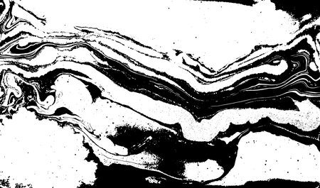 Abstract Marble Black and White Grunge Texture.のイラスト素材