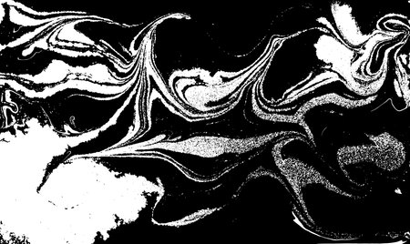 Abstract Marble Black and White Grunge Texture.のイラスト素材