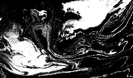 Abstract Marble Black and White Grunge Texture.のイラスト素材