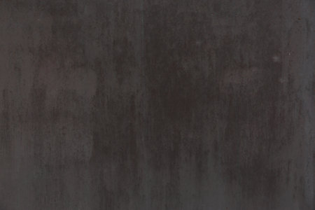 Metal Rusty Painted Surface Close Up Urban Black Textureの写真素材
