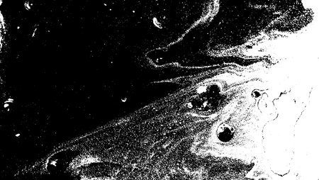 Black and White Halftone Abstract Marble Background.のイラスト素材