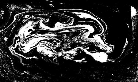Artwork Grunge Black and White Textureのイラスト素材