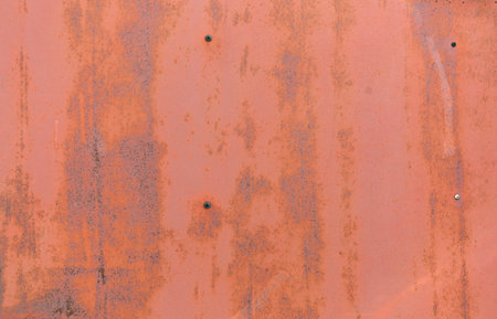 Distressed Brown Color Metal Rusty Textureの写真素材