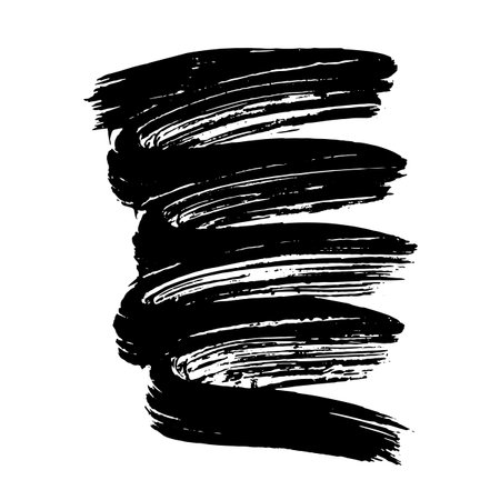Hand Drawn Painted Brush Grunge Stroke Banner for Text Boxesのイラスト素材