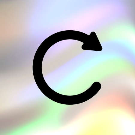 Undo vector iconのイラスト素材