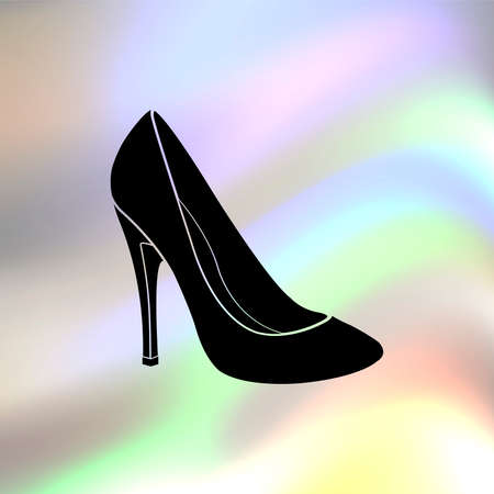 Woman39s shoes vector iconのイラスト素材
