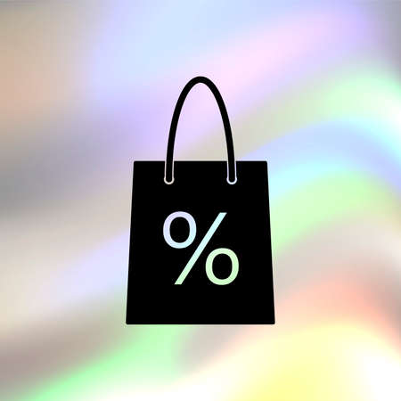 shopping bag vector iconのイラスト素材