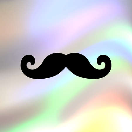 mustaches vector iconのイラスト素材