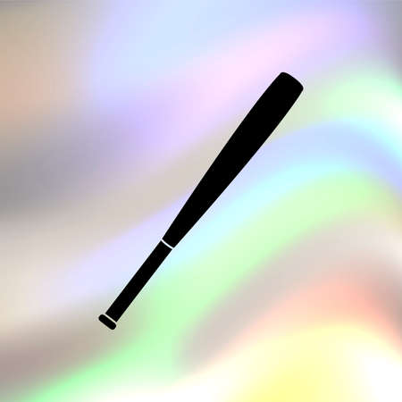 baseball bat vector iconのイラスト素材