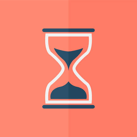 Sand clock cursor vector icon. Flat designのイラスト素材