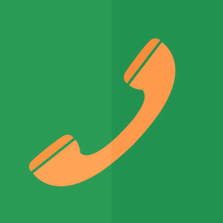 Phone vector icon. Flat designのイラスト素材
