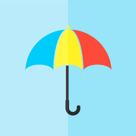 Umbrella icon. Flat designのイラスト素材