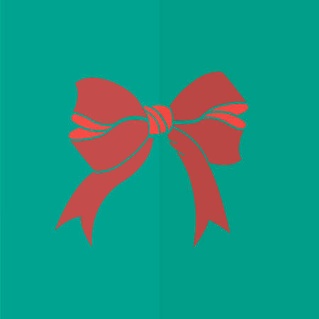 Bow icon. Flat designのイラスト素材