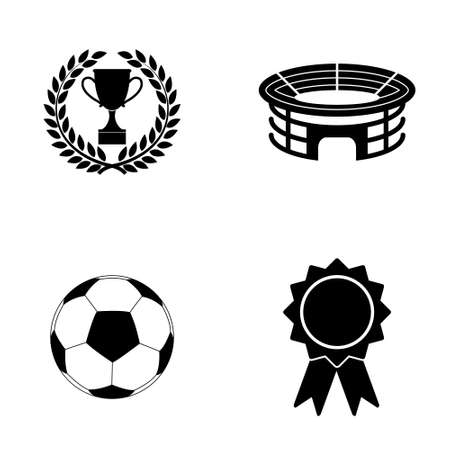 Football icons  vector setのイラスト素材