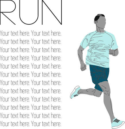 runnerのイラスト素材