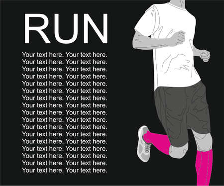 runnerのイラスト素材