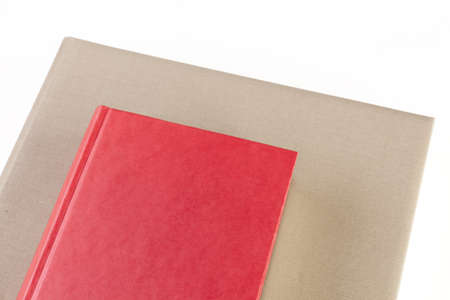 Two books with blank coverの写真素材