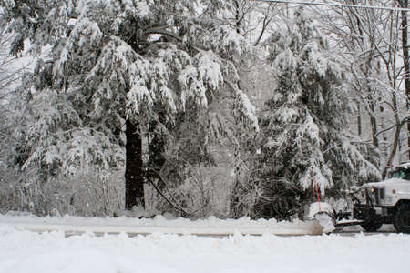 Snow Stormの写真素材