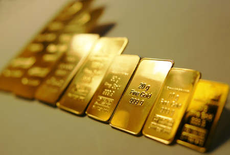 Some gold bars 