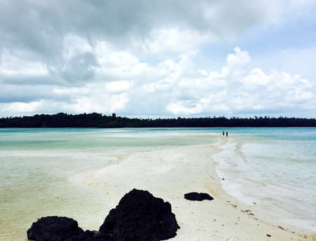Sea beach on sunny day.の写真素材