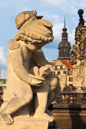 Dresden. A beautiful city on the river Elbe.の写真素材