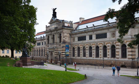 Dresden. A beautiful city on the river Elbe. The Museum of art.のeditorial素材
