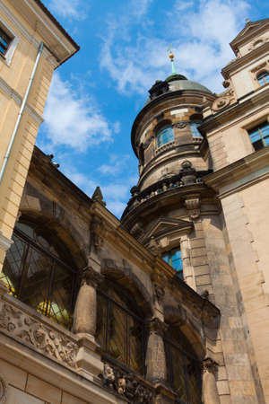 Dresden. A beautiful city on the river Elbe. St George Palace.のeditorial素材