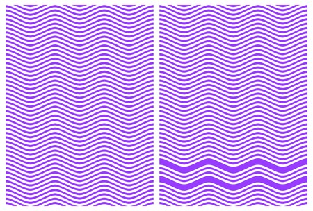 Alternate zigzag lines of blue and white, Alternation of blue and white stripes seamless pattern, Modern style pattern, Sweet style, Cute pattern vector for Gift wrapping paper Tablecloth or draperyのイラスト素材