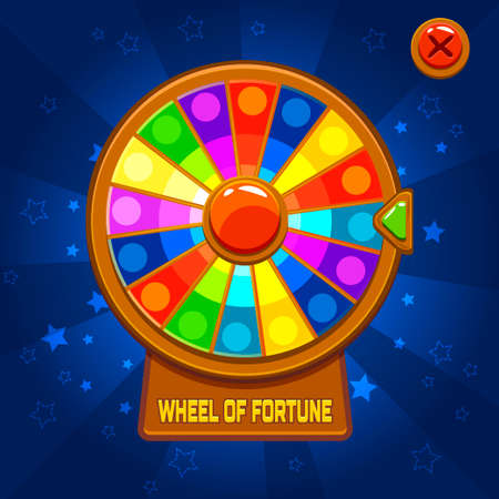 Wheel of Fortune For Ui Gameのイラスト素材
