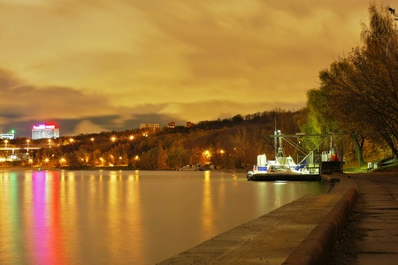 Moscow nightの写真素材