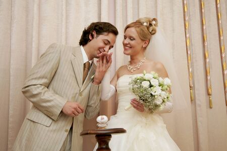 Newly-married の写真素材