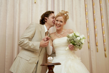 Newly-married の写真素材