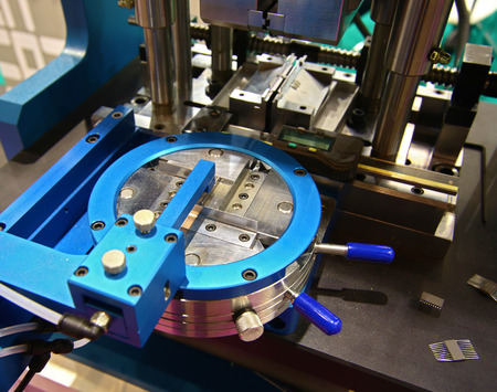 equipment for the chip lead formingの写真素材