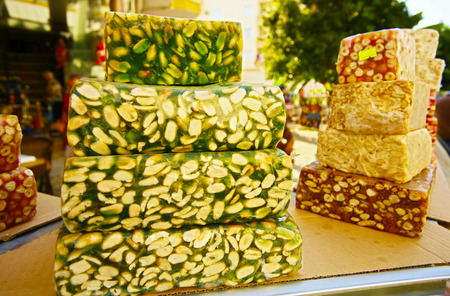 turkish delight - sweet foodの写真素材