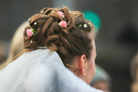 Bride Hairstyleの写真素材