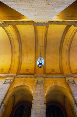 arch in the buildingの写真素材
