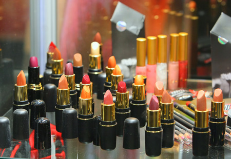 tubes of lipstickの写真素材