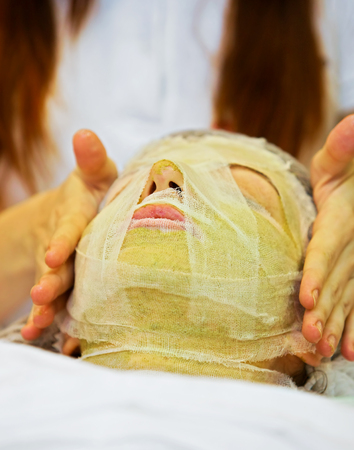 Cosmetic facial maskの写真素材