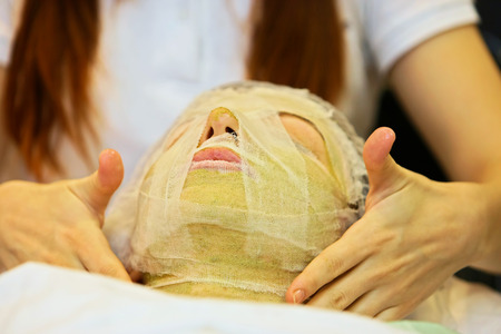 Cosmetic facial maskの写真素材